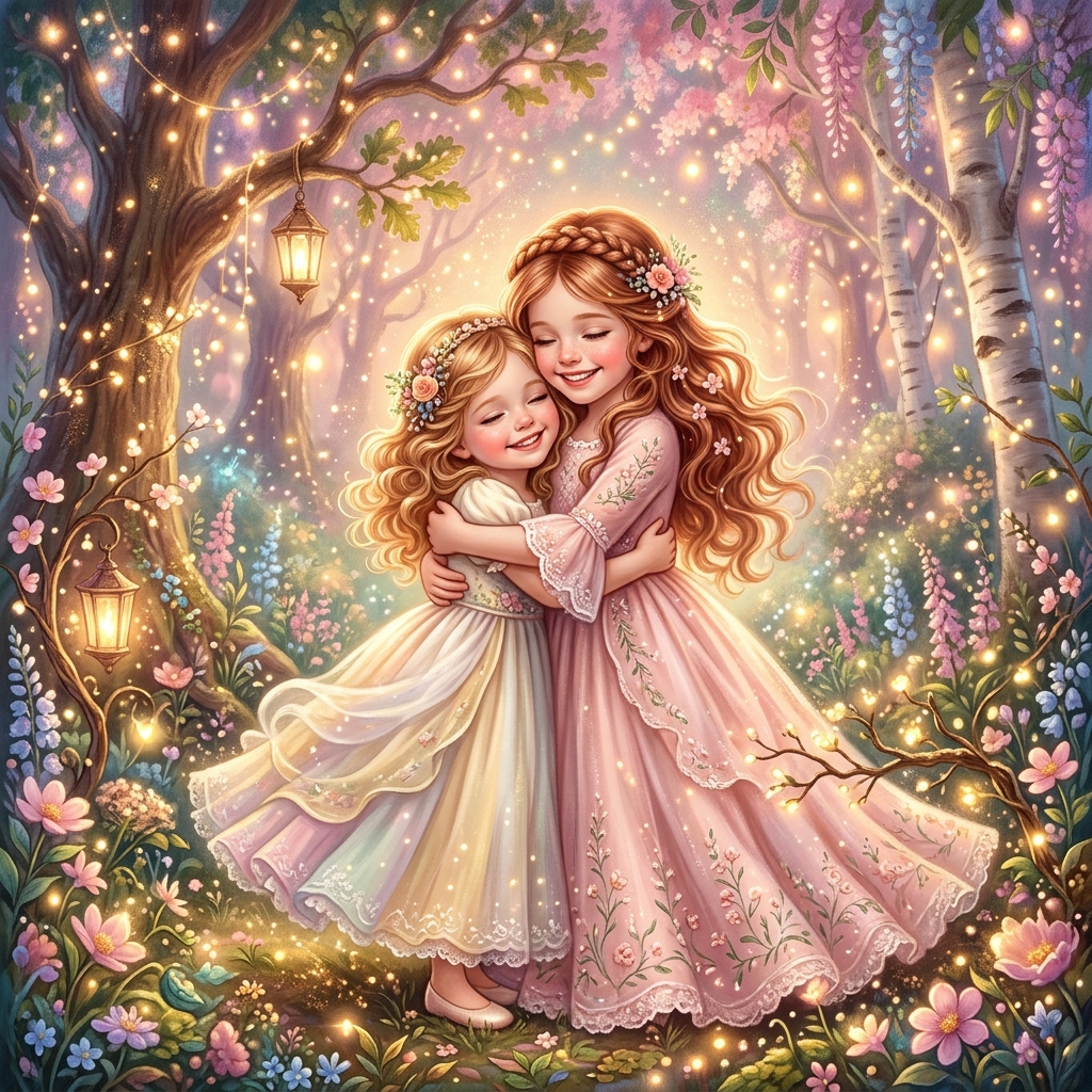 Fairytale Sister Illustration